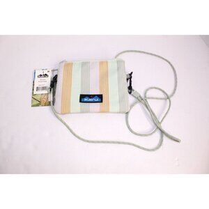 KAVU Rope Bag Renrose Serene Stripe‎ Crossbody Clutch Purse Water Resistant NWT